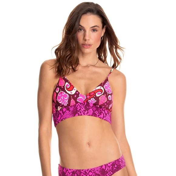 Maaji Reversible Bralette Bikini Top - Picture 1 of 14